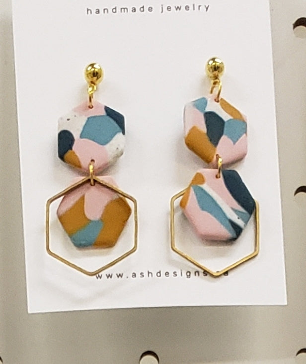 Honeycomb Earrings